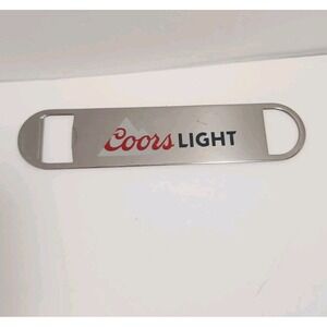 Coors‎ Light Bartender Bottle Opener Stainless Steel, Beer Bottle Opener